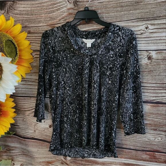 Cj Banks Women's Long Sleeve  Top - Picture 1 of 6